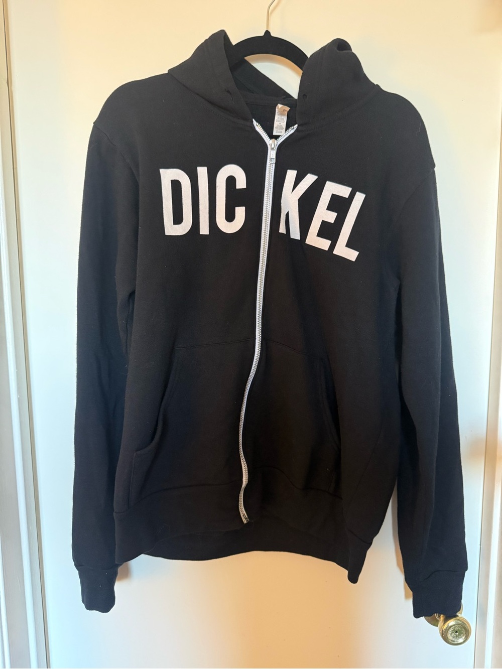 George Dickel Tennessee Whiskey Black Full Zip Hoodie Unisex Medium